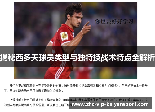揭秘西多夫球员类型与独特技战术特点全解析